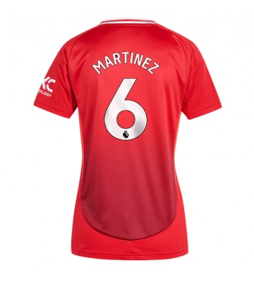 Manchester United Lisandro Martinez #6 Primera Equipación Mujer 2024-25 Manga Corta